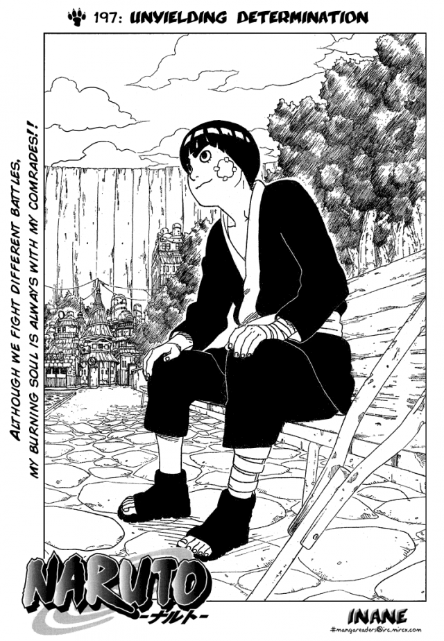 Manga 197 - Rock Lee