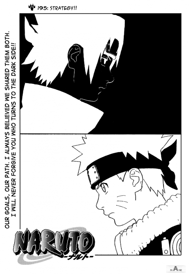 Manga 195 - Sasuke vs. Naruto