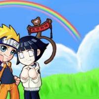 Chibi Naruto, Hinata and Monkey???