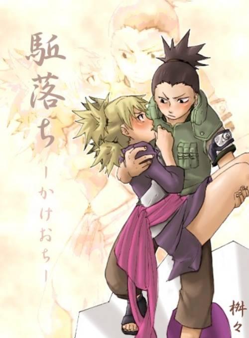 Temari v naruci Shikamaru