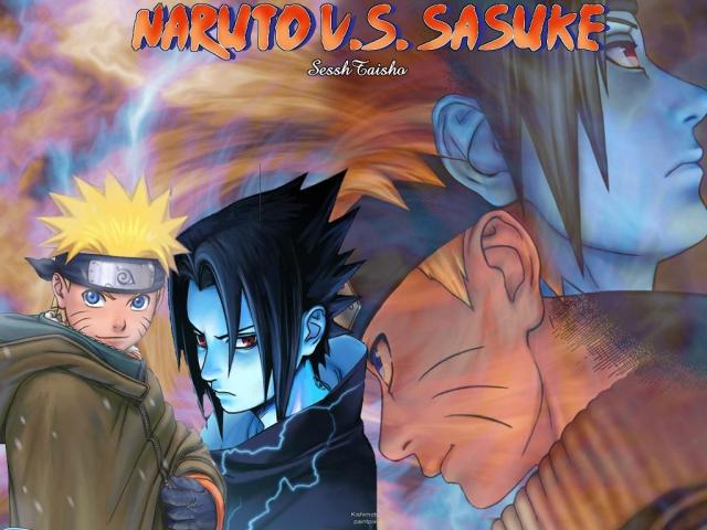 naruto vs. sasuke wall