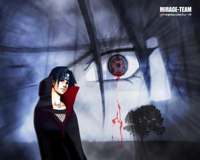 uchiha itachi wall