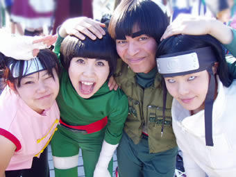 TenTen,Rock Lee,Gai a Neji