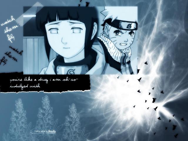 Hinata a Naruto