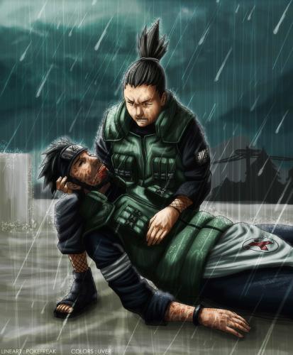 Shikamaru a Asuma