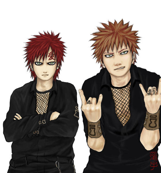 Gaara a Kankurou