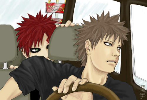 Gaara a Kankurou