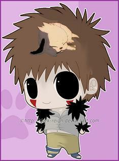 Chibi Akamaru a Kiba