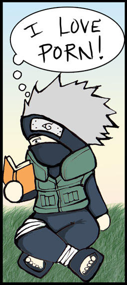 Chibi Kakashi Loves Porn