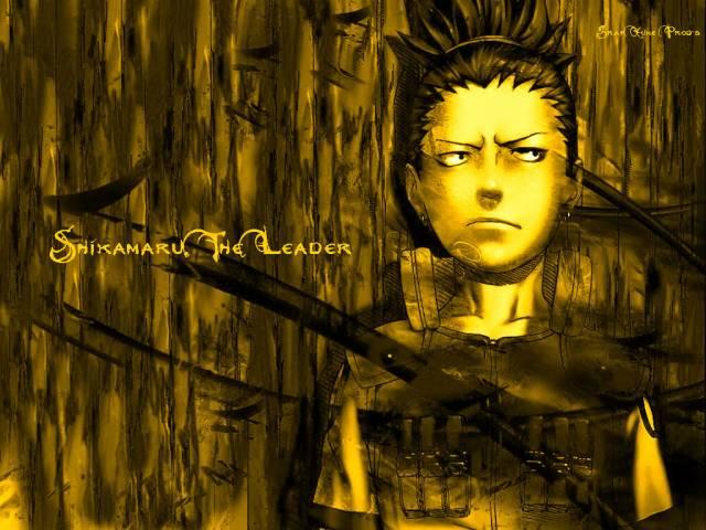 Shikamaru. The leader.