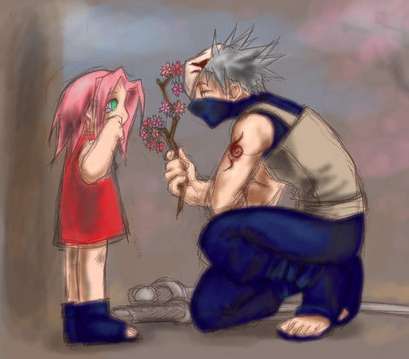 Sakura and Kakashi