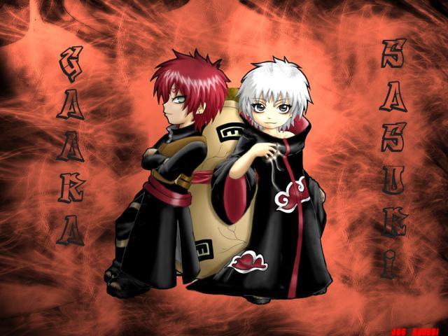 Gaara a Sasori