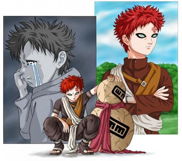 Gaara Growing Up