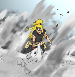 Deidara z manga kapitoly 359