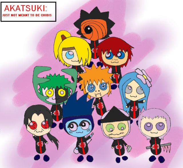 Chibi pyramida Akatsuki