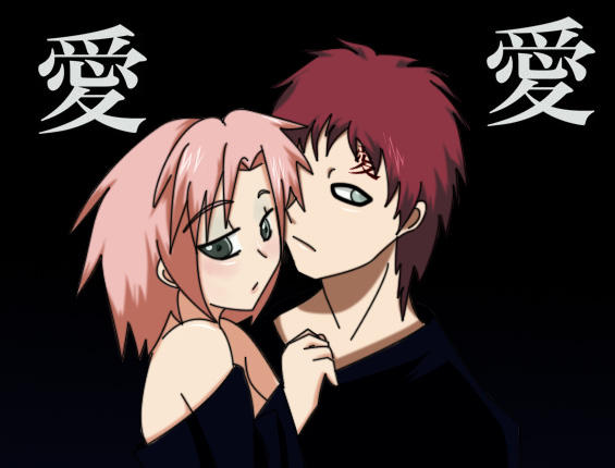 Gaara No Sabaku a Sakura Haruno LOVE