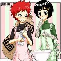 Gaara and Lee Cooking