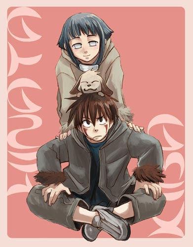 Kiba and Hinata