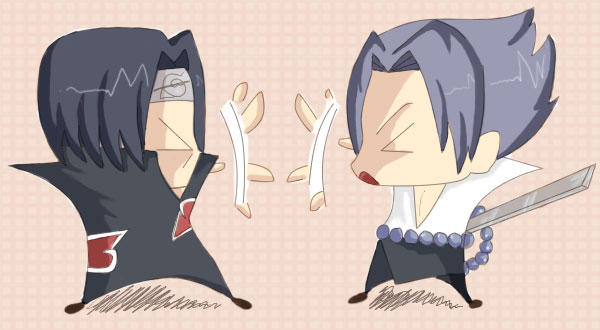 Itachi and Sasuke Shipuuden Fight