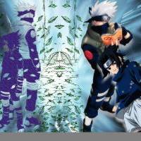 Kakashi a Sasuke