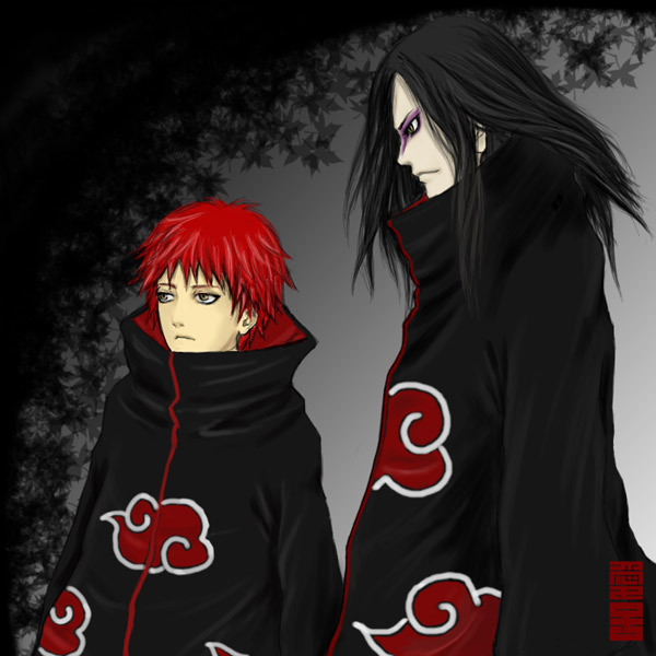 Orochimaru and Sasori Of The Akatsuki