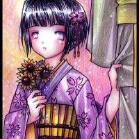 Hinata in kimono by Minichi_01