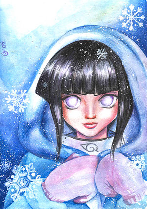 Hinata under snow by Autumn Sacura