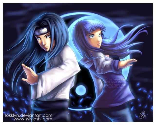 Neji and Hinata by Lokklyn