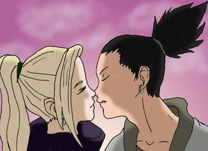 Shikamaru and Ino by Aisak.