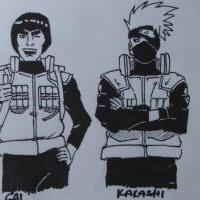 maito gai a hatake kakashi