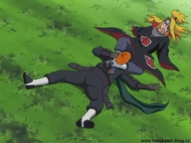 deidara skrti tobiho :D