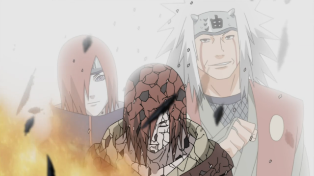 Spoiler! Pein (Nagato) a Jirayia - Epic moment