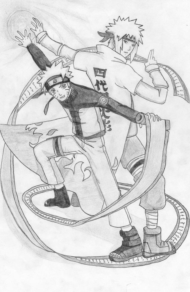 Naruto & Yoindaime Rasengan