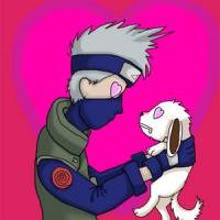 Akamaru a Kakashi xD