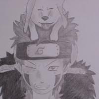 Kiba a Akamaru