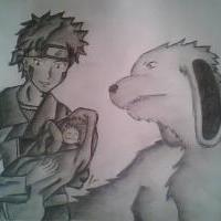 Kiba s miminkem