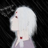 kimimaro in rain