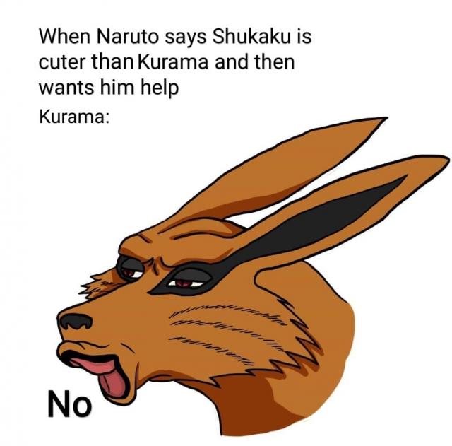 Kurama / Bugs Bunny no MEME