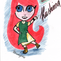 Chibi Kushina /farbičky/