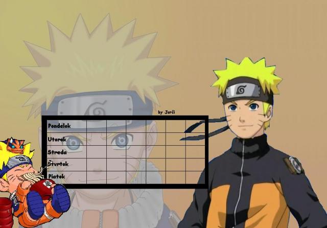 naruto rozvrh