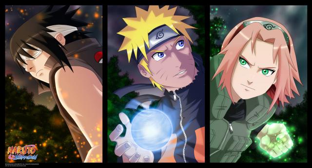 Sasuke,Naruto,Sakura