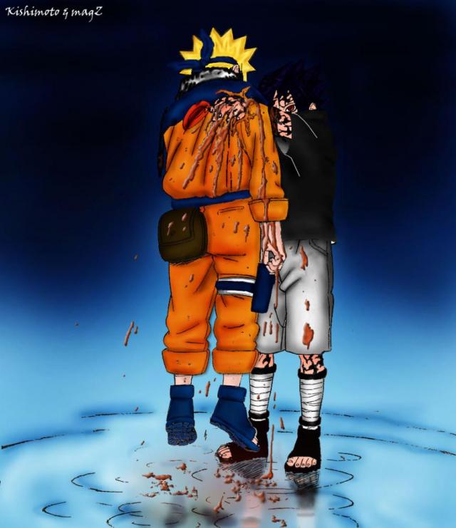 Sasuke Kill Naruto by Naruto9Tail