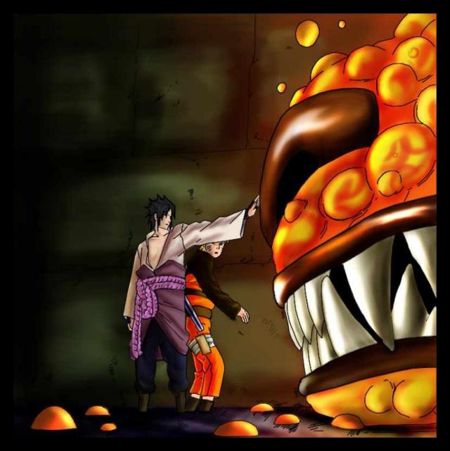 Sasuke vs. Kyuubi