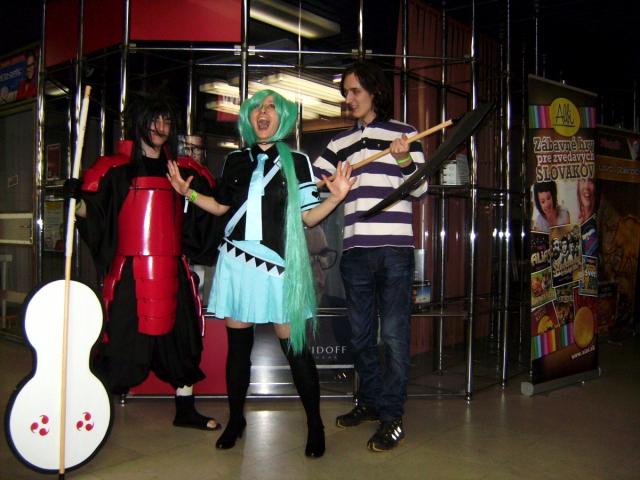 moj cosplay Madara Uchiha, kde skrtim Miku Hatsune XD