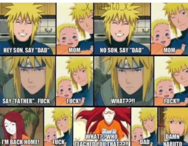 Naruto, say Dad 