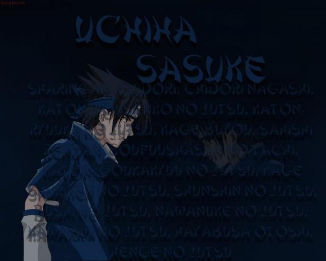 Uchiha Sasuke - wall