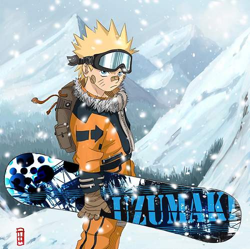 Uzumaki snowboard