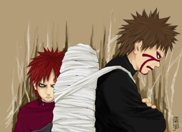 Kankurou and Gaara