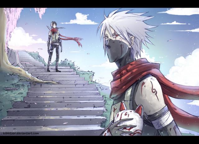 Kakashi a Itachi v ANBU