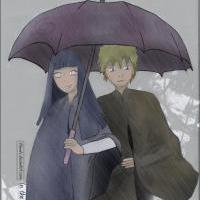 .:NaruHina: In The Rain:. by Thinnka